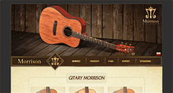 Desktop Screenshot of morrisonguitars.eu