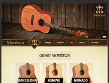 Tablet Screenshot of morrisonguitars.eu